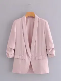 新品未使用♡BANANA REPUBLIC テーラードジャケット ピンク XSのサムネイル
