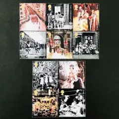 海外　外国　イギリスの切手　未使用　戴冠式　10種　ヴィンテージ