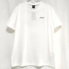 ☆オークリー☆グラフィックロゴ☆ホワイト☆Ｔシャツ☆オーバーサイズ☆白Ｔ☆