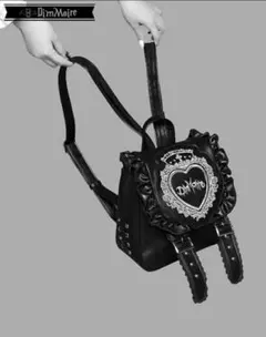 DimMoire ディムモアール リュック HeartCoreフリルミニリュック 【Black&White】 | DimMoire