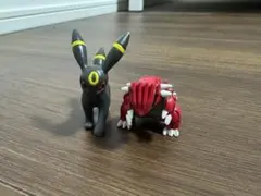 ポケモン フィギュア 2種まとめ売り ブラッキー グラードン モンコレ 初期