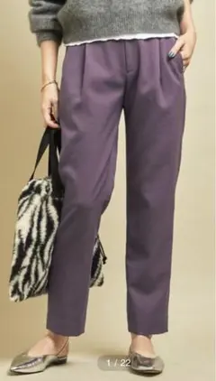 ツイードパンツ レディース