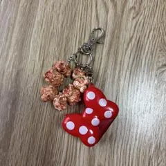 ディズニー キーチェーン キーホルダー ポップコーンバケット ミニーマウス
