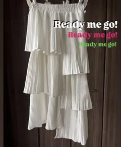 【Ready me go!】3段フリル　ロングスカート