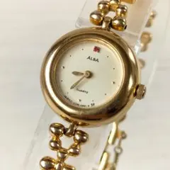 ALBA レディース　カラーストーン　V232-0810 クオーツ稼働品のサムネイル