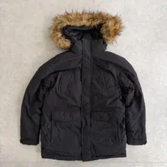 ノースフェイス マクマード ダウンジャケット 刺繍ロゴ 古着