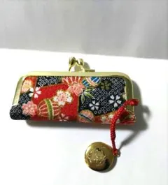 和柄　 印鑑ケース がま口タイプ　未使用品
