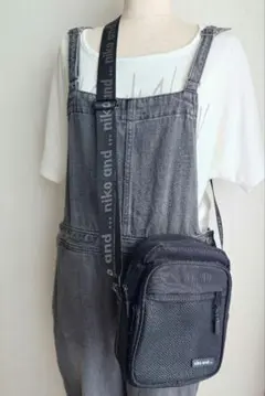 niko and　ニコアンド　オリジナルメッシュスクエアミニショルダーバッグ