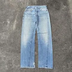 80s USA製 Levi's 501 デニムパンツ 黒カン ハチマル 赤耳のサムネイル