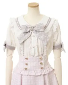 459)【タグ付新品】LIZLISA シアレースリボンスリーブブラウス - メルカリ