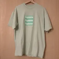 triple box logo asspizza ミントグリーン L