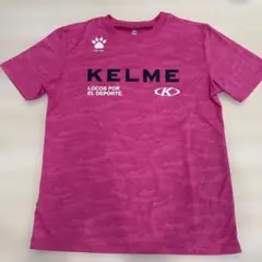 KELME サッカー フットサル 半袖 練習着 ピンク