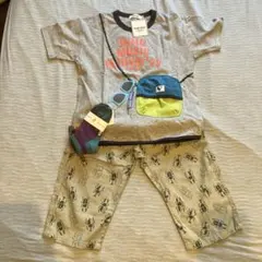 SLAP SLIP 恐竜Tとパンツセット 130cmと、靴下、トレーナー120