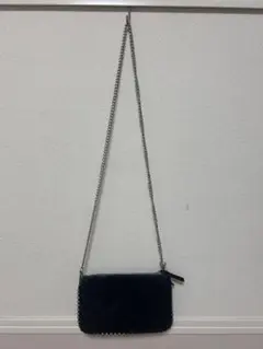 ZARA ザラ ショルダーチェーンバッグ ミニスリングバッグ ブラック 黒