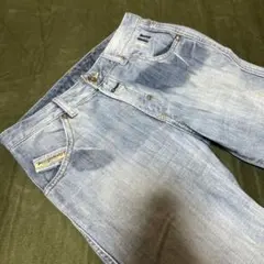 DIESEL ライトブルーデニムパンツ ディーゼル　Y2K