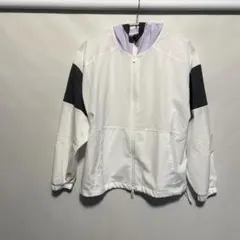 adidas ウインドブレーカー　薄手　白　M