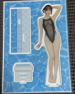 えなこ黒水着アクリルスタンド（えなこみゅ）新品　超ギャバン出演！