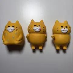 ノラネコぐんだん ミニチュアフィギュア ガチャガチャ 3個セット まとめ売り