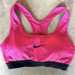 【K】NIKE PRO スポーツブラ ピンク S ランニング　ジム　トレーニングのサムネイル