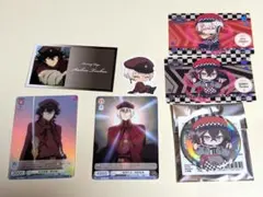 文スト 末広鉄腸 条野採菊 ぱすてるぽっぷ 缶バッジ＆箔押しクリアカードのサムネイル