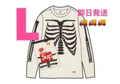 Supreme Hanes Bones Thermal Crew Natural