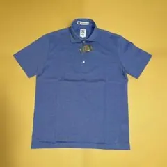 【未使用品】gim ブルー 半袖ポロシャツ Mサイズ