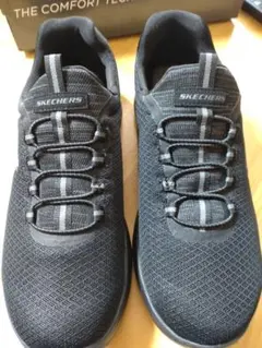 SKECHERS Lite-Weight ブラック スニーカー