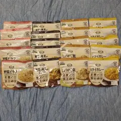 アルファー食品 安心米 非常食 4種セット　賞味期限4年以上のサムネイル