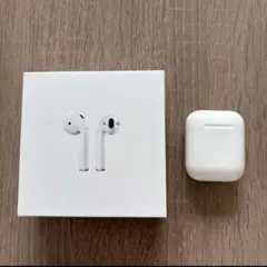 AirPods本体（両耳）、箱・充電ケース・ケーブル付き