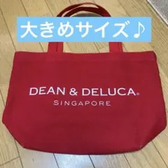 お値下げ♪レア　DEAN & DELUCA トートバッグ レッド シンガポール