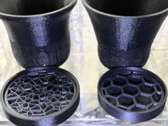 3Dプリント鉢 耐候性ASA素材2個セット 5号鉢