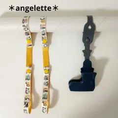 【angelette】マルチクリップ 2本 ＆ ブーツ型クリップ 　ベビーカー等