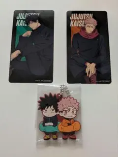 呪術廻戦死滅回遊キャラばんちょうこう ナムコクリアイラストシート 虎杖 伏黒