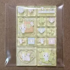 サンリオトレーディングミニタイルシール ふわふわにゃんこ ※箱はつきません