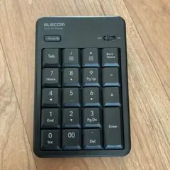 ELECOM ワイヤレステンキー TK-TBM023SBK ブラック