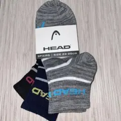 土日限定価格‼️ HEAD レディースくつ下23〜25cm3足組×1のサムネイル