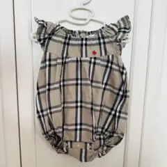 POLO BCS 袖フリルロンパース