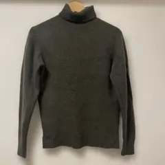 EDIFICE （エディフィス）　ダークグリーンタートルネックニット