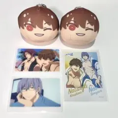 Free! 夏也　尚　ミニフォトカード　おまんじゅう　グッズ　ぬいぐるみ　京アニ