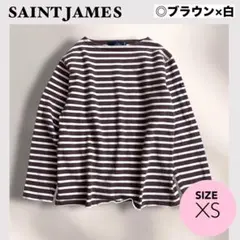 ☆SAINT JAMES レディース 長袖ストライプTシャツ サイズT1