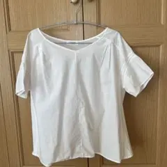 HUMAN WOMAN ヒューマンウーマンTシャツブラウス　ホワイト