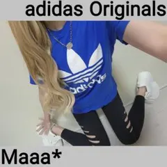 adidas Originals　ド定番はめっちゃ使える！　デカロゴ　Tシャツ