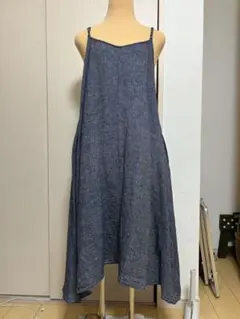 DANIELA GREGIS リネン100% ノースリーブワンピース 麻 - メルカリ
