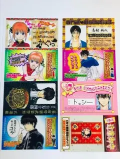 【4枚セット】銀魂　カードしおり他