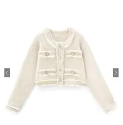 フリンジショート丈ニットカーディガン[dr482]