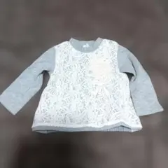 hakka baby 長袖トップス 80　グレー