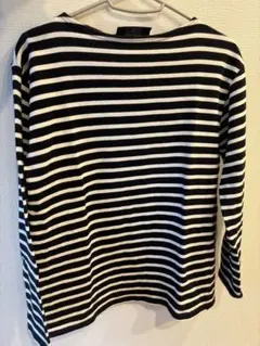 SAINT JAMES長袖ボートネックストライプTシャツ