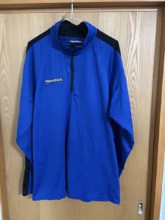 企業系 MENARDS ハーフジップ2X 青