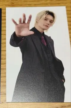 M!LK 好きすぎて滅 黒スーツ衣装トレカ　佐野勇斗