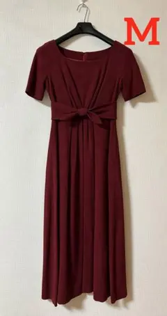 【極美品】♡Sybilla シビラ♡ バーガンディ ロングドレス Mサイズ